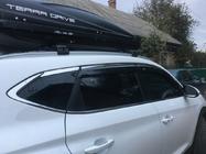 Hyundai Tucson TL 2016–2021 Vetrni deflektorji za okna s kromiranim trakom (6 kos, Niken) fotografija 4