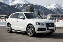 Audi Q5 2008–2017 Stranski pragovi Maya V1 (2 kos, aluminij) fotografija 1