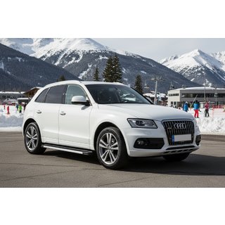 Stranski pragovi Maya V1 (2 kos, aluminij) Audi Q5 2008–2017 fotografija 1