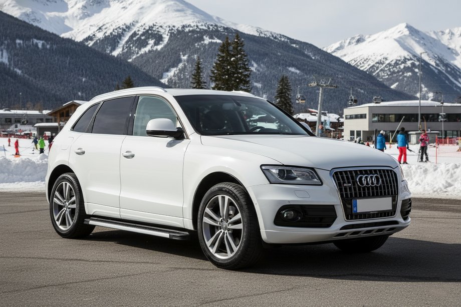 Audi Q5 2008–2017 Stranski pragovi Maya V1 (2 kos, aluminij) Image