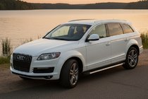 Audi Q7 2005–2015 Stranski pragovi Maya V1 (2 kos, aluminij) fotografija 1