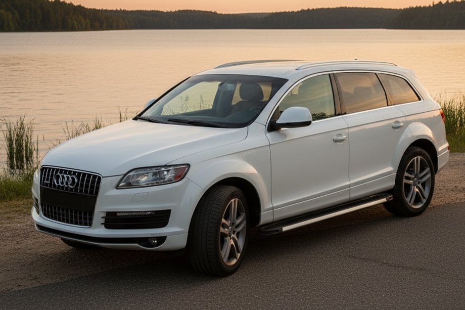 Audi Q7 2005–2015 Stranski pragovi Maya V1 (2 kos, aluminij) Image