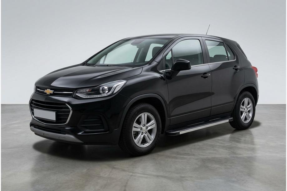 Chevrolet Trax 2012–2023 Stranski pragovi Maya V1 (2 kos, aluminij) Image