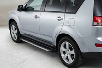Citroen C-Crosser 2007–2013 Stranski pragovi Maya V1 (2 kos, aluminij) fotografija 1