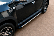Dacia Duster 2008–2018 Stranski pragovi Maya V1 (2 kos, aluminij) fotografija 1