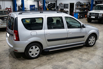 Dacia Logan MCV 2004–2014 Stranski pragovi Maya V1 (2 kos, aluminij) fotografija 3