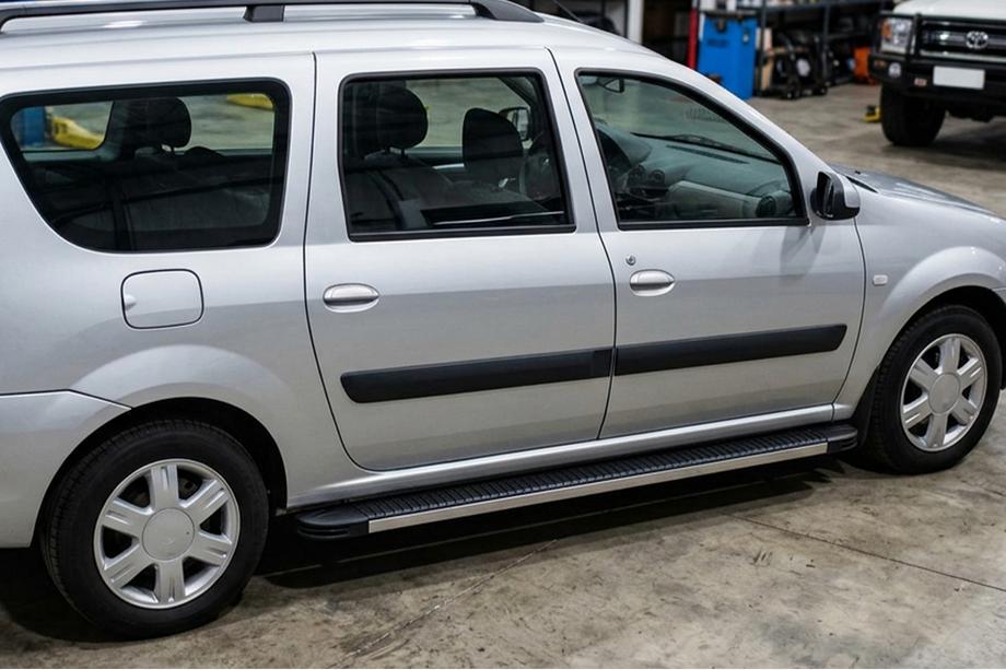 Dacia Logan MCV 2004–2014 Stranski pragovi Maya V1 (2 kos, aluminij) Image