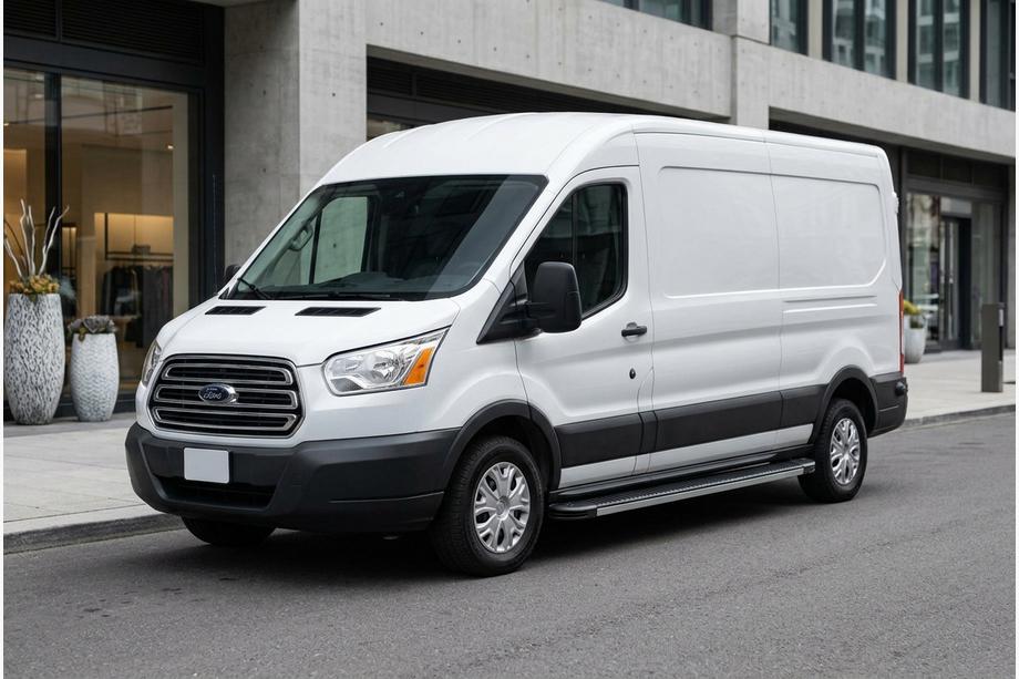 Ford Transit 2014– Stranske stopnice Maya (2 kosa, aluminij) Image