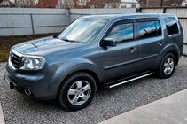 Honda Pilot 2008–2015 Stranski pragovi Maya V1 (2 kos, aluminij) fotografija 1