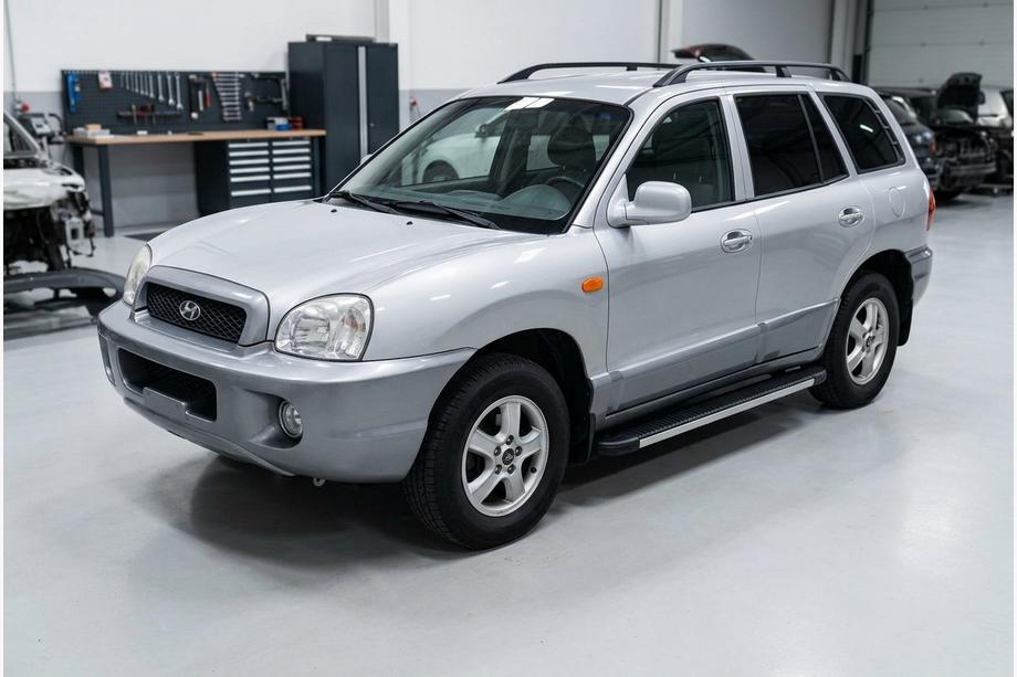 Hyundai Santa Fe 1 2000–2006 Stranski pragovi Maya V1 (2 kos, aluminij) Image