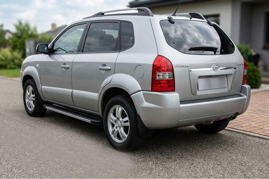 Hyundai Tucson JM 2004– Stranski pragovi Maya V1 (2 kos, aluminij) Fotografija 1