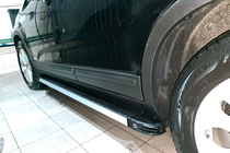 Kia Sorento II XM 2009–2014 Stranski pragovi Maya V1 (2 kos, aluminij) 2013-2016 fotografija 3