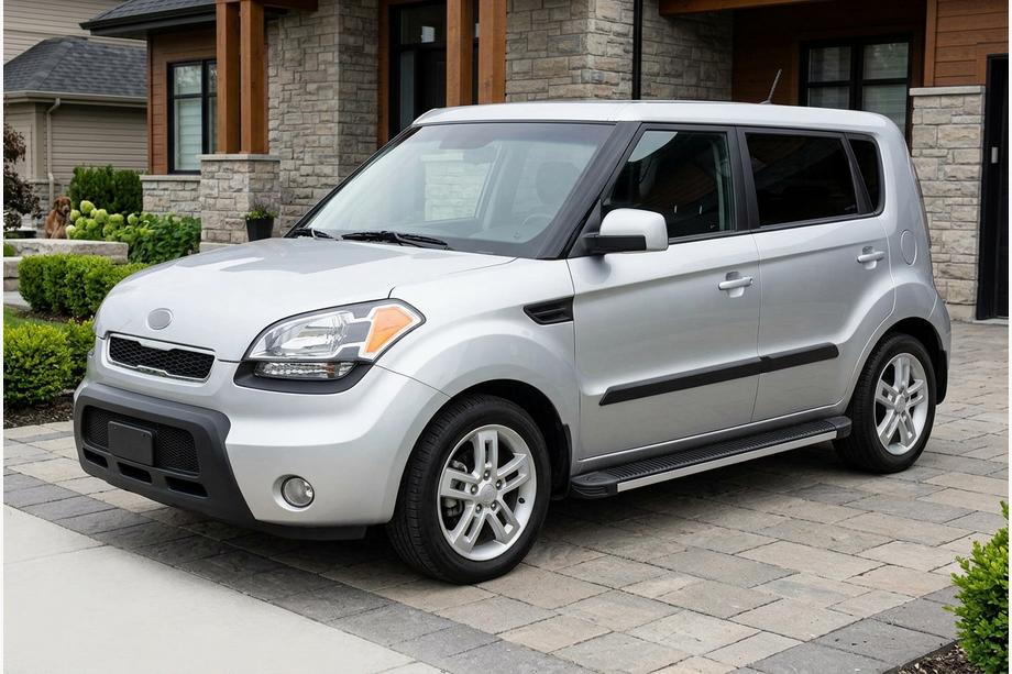 Kia Soul I 2008–2013 Stranski pragovi Maya V1 (2 kos, aluminij) Image