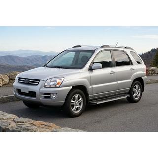 Stranski pragovi Maya V1 (2 kos, aluminij) Kia Sportage 2004–2010 fotografija 1