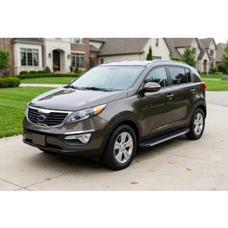 Stranski pragovi Maya V1 (2 kos, aluminij) Kia Sportage 2010–2015 fotografija 1