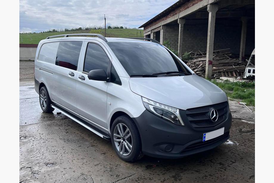 Mercedes Vito/V-razred W447 2014– Stranski pragovi Maya V1 (2 kos, aluminij) Kratka (short) in srednja (Long) Image