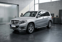 Mercedes GLK class X204 2008–2015 Stranski pragovi Maya V1 (2 kos, aluminij) fotografija 1