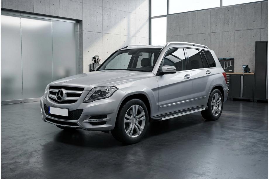 Mercedes GLK class X204 2008–2015 Stranski pragovi Maya V1 (2 kos, aluminij) Image