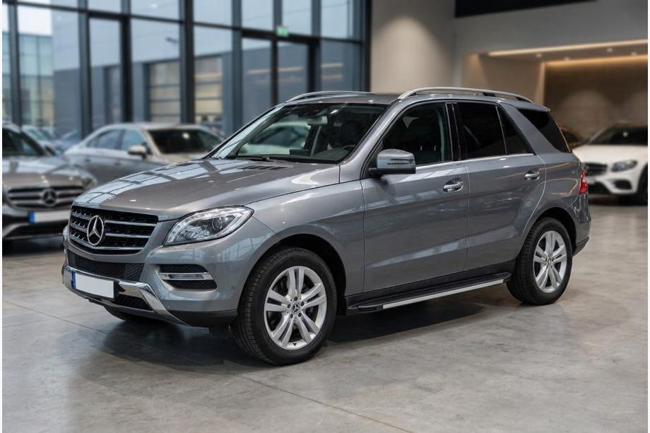 Mercedes GLE/ML class W166 2011–2018 Stranski pragovi Maya V1 (2 kos, aluminij) Image