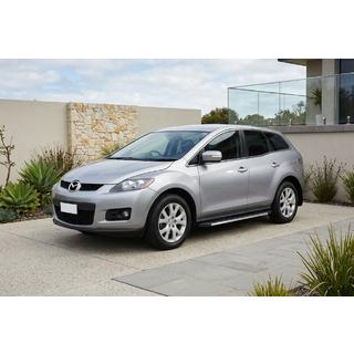 Stranski pragovi Maya V1 (2 kos, aluminij) Mazda CX-7 2006–2012 fotografija 1