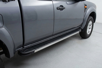 Mazda BT-50 2007–2012 Stranski pragovi Maya V1 (2 kos, aluminij) fotografija 1