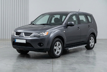 Mitsubishi Outlander 2006–2012 Stranski pragovi Maya V1 (2 kos, aluminij) fotografija 6