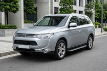 Mitsubishi Outlander 2012–2021 Stranski pragovi Maya V1 (2 kos, aluminij) fotografija 1