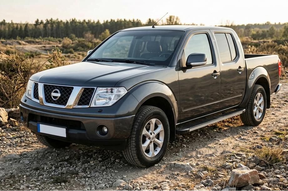 Nissan Navara 2006–2015 Stranski pragovi Maya V1 (2 kos, aluminij) Image