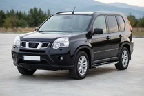 Nissan X-trail T31 2007–2014 Stranski pragovi Maya V1 (2 kos, aluminij) fotografija 1
