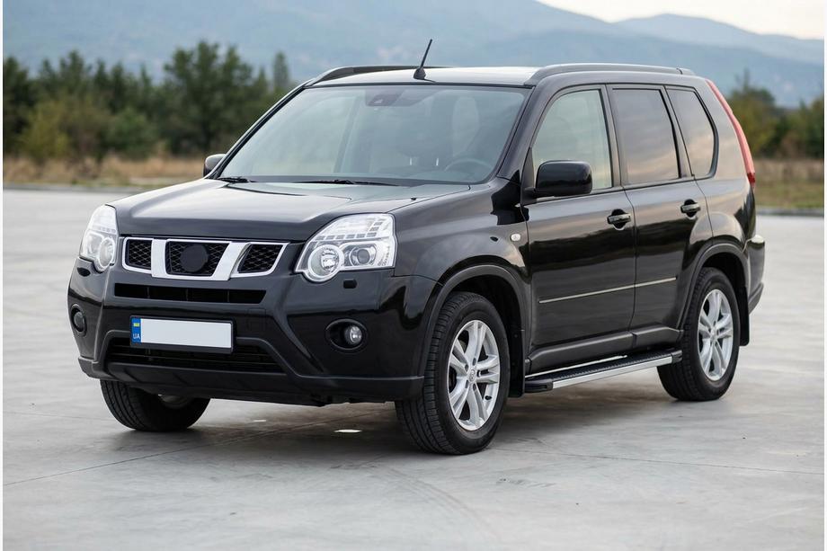 Nissan X-trail T31 2007–2014 Stranski pragovi Maya V1 (2 kos, aluminij) Image