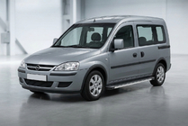 Opel Combo 2002–2012 Stranski pragovi Maya V1 (2 kos, aluminij) fotografija 1