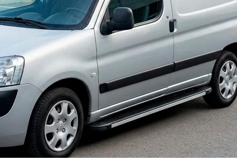 Peugeot Partner 1996–2008 Stranski pragovi Maya V1 (2 kos, aluminij) Image