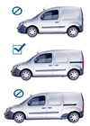 Renault Kangoo 2008–2020 Originalne strešne vzdolžne letve (s prečkami) (standardna osnova) fotografija 14