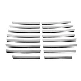 Kromirane obloge za masko (nerjavno jeklo) Dodge Nitro 2006–2011 fotografija 3