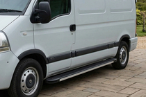 Nissan Interstar 2002–2010 Stranske stopnice Maya (2 kosa, aluminij) fotografija 1