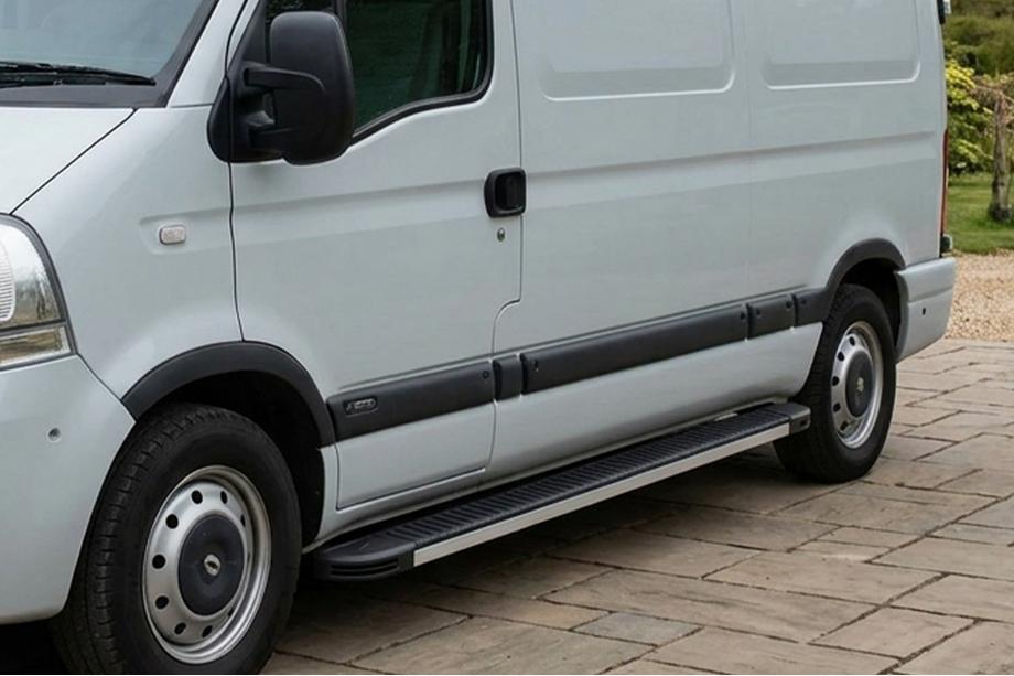 Nissan Interstar 2002–2010 Stranske stopnice Maya (2 kosa, aluminij) Image