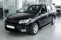 Renault Logan MCV 2013–2022 Stranski pragovi Maya V1 (2 kos, aluminij) fotografija 1