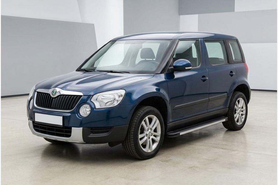 Skoda Yeti 2009–2017 Stranski pragovi Maya V1 (2 kos, aluminij) Image
