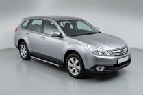 Subaru Outback 2009–2014 Stranski pragovi Maya V1 (2 kos, aluminij) fotografija 1