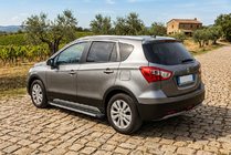Suzuki SX4 S-Cross 2013–2016 Stranski pragovi Maya V1 (2 kos, aluminij) fotografija 1