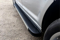 Volkswagen Amarok 2010–2022 Stranske stopnice Maya V1 (2 kosa, aluminij) fotografija 1
