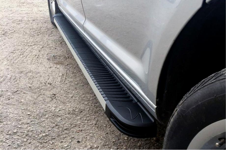 Volkswagen Amarok 2010–2022 Stranske stopnice Maya V1 (2 kosa, aluminij) Image