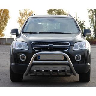 Sprednji zaščitni lok WT003 (nerjaveče jeklo) Chevrolet Captiva 2006–2019 fotografija 3