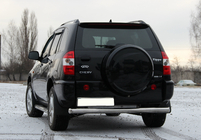 Chery Tiggo 1 2005–2016 Zadnji zaščitni lok (nerjaveče jeklo) Ø60 mm fotografija 2