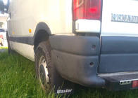 Renault Master 1998–2010 Premium blatne zavese z vdolbino (2 kos, guma) fotografija 5