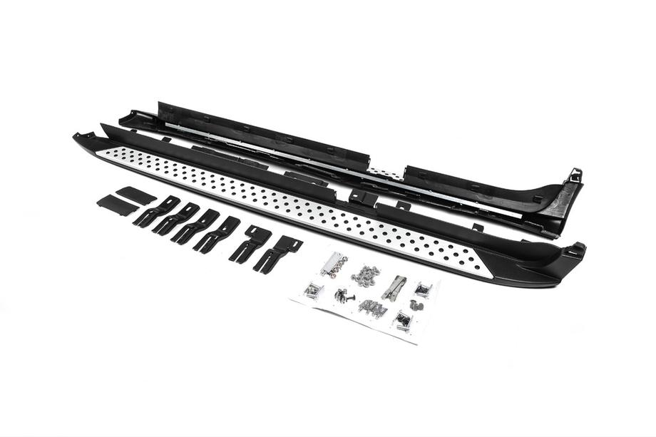 BMW X4 F26 2014–2018 Originalne bočne stopnice V1 (2 kos, aluminij) Image
