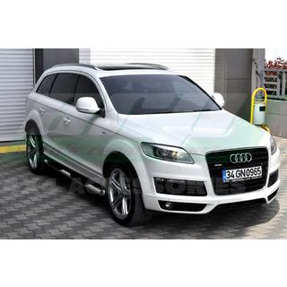 Stranske cevi (2 kos, nerjavno jeklo) Audi Q7 2005–2015 fotografija 2