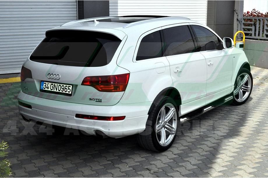 Audi Q7 2005–2015 Stranske cevi (2 kos, nerjavno jeklo) Fotografija 3
