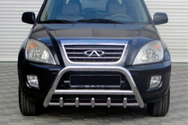 Chery Tiggo 1 2005–2016 Prednji zaščitni lok WT003 (nerjavno jeklo) fotografija 1