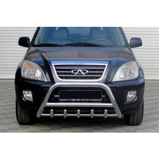 Prednji zaščitni lok WT003 (nerjavno jeklo) Chery Tiggo 1 2005–2016 fotografija 1